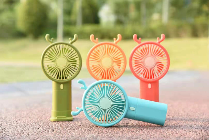 Ladies Portable Handheld Fan with Creative Flower Design Bowlift