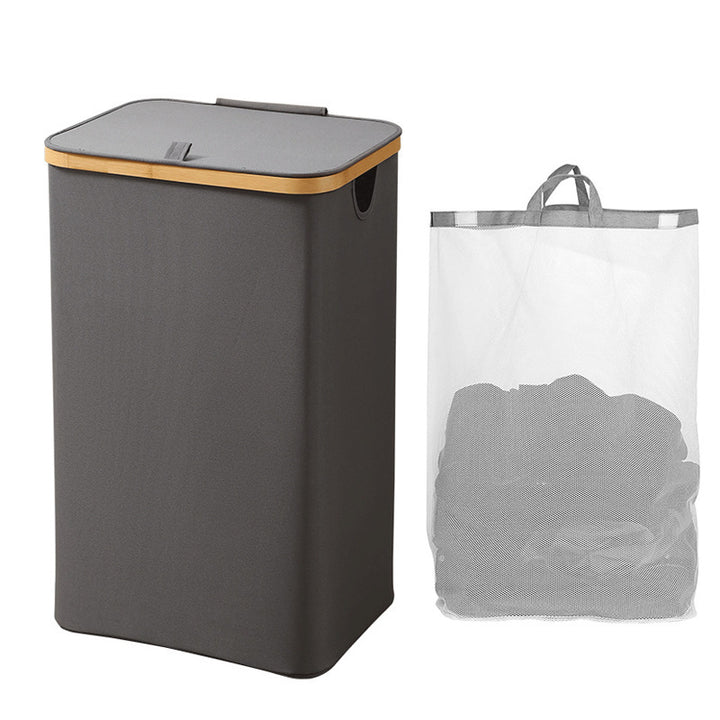 Elegant laundry basket with removable inner bag Bowlift