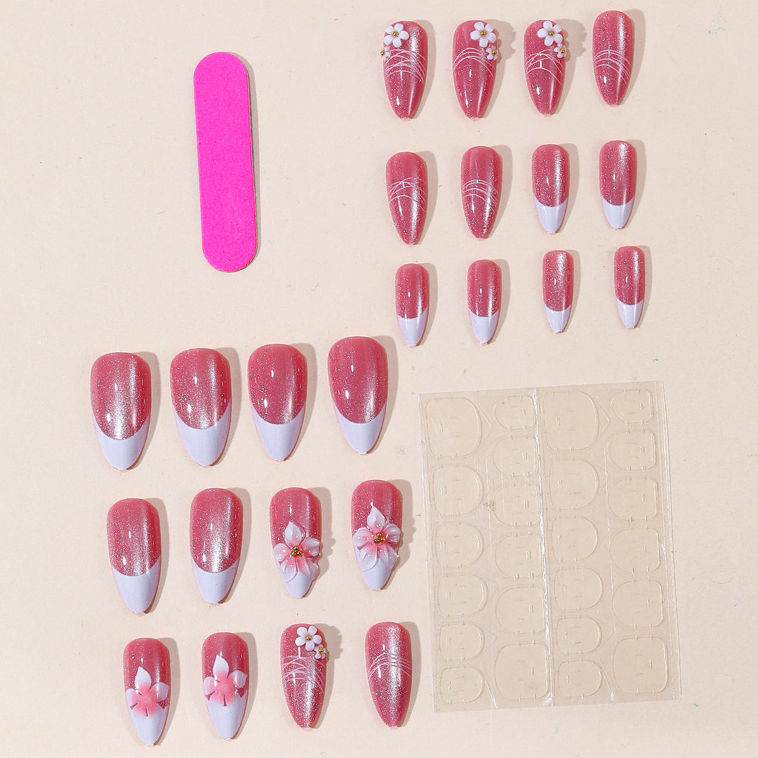 Floral 3D Manicure Art Bowlift