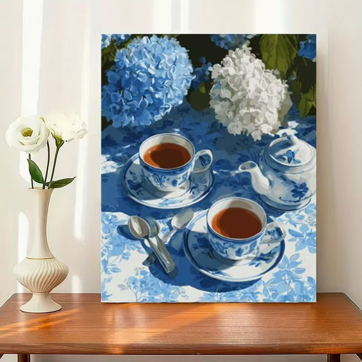 Floral Tea Time Wall Art Bowlift