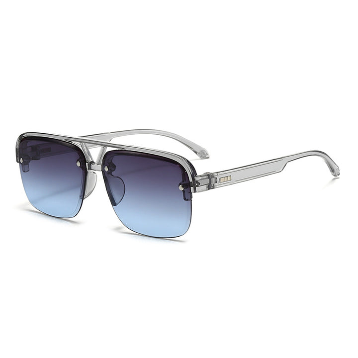 Women’s fashionable square sunglasses with transparent frame Bowlift