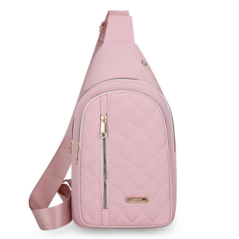 Quilted One-Shoulder Sling Bag Bowlift