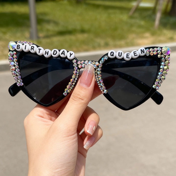Decorative Cat-Eye Sunglasses Bowlift
