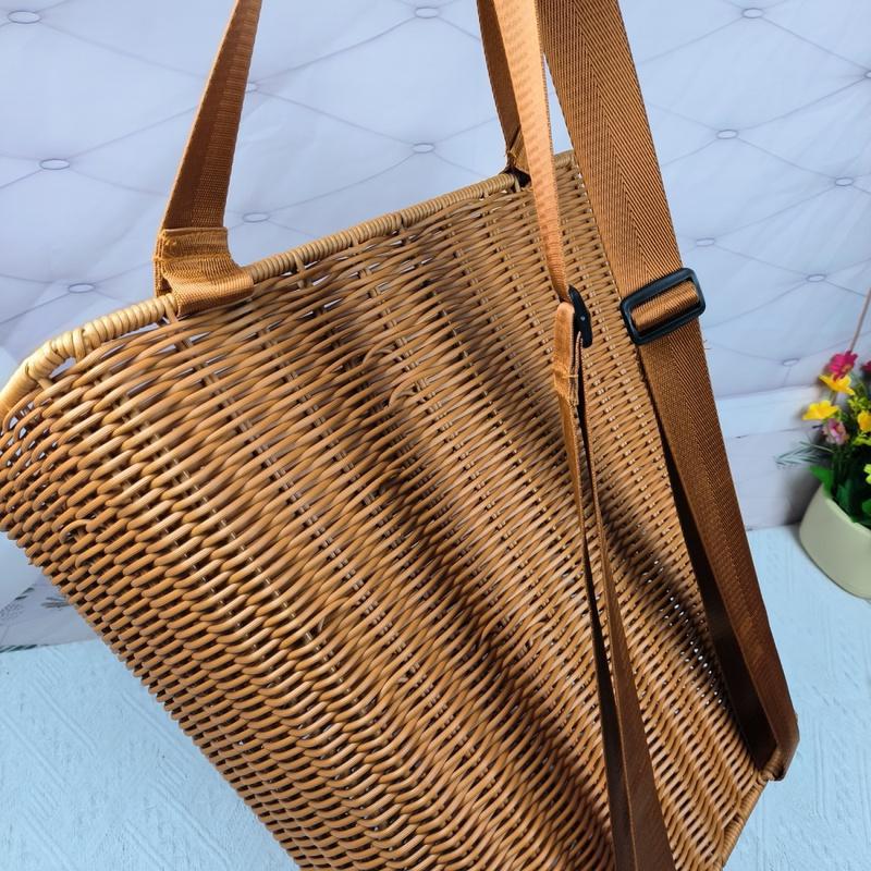 Modern Woven Laundry Basket Bowlift
