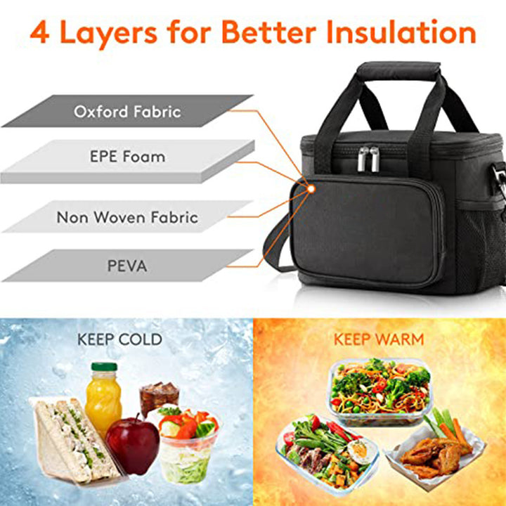 Insulated shopping bag with multifunctional design Bowlift