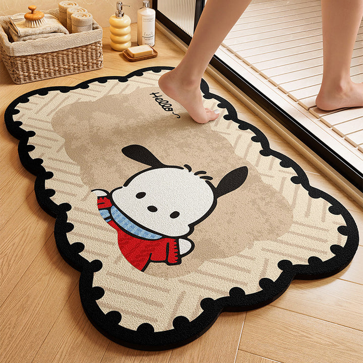 Decorative Cat-Shaped Bath Mat