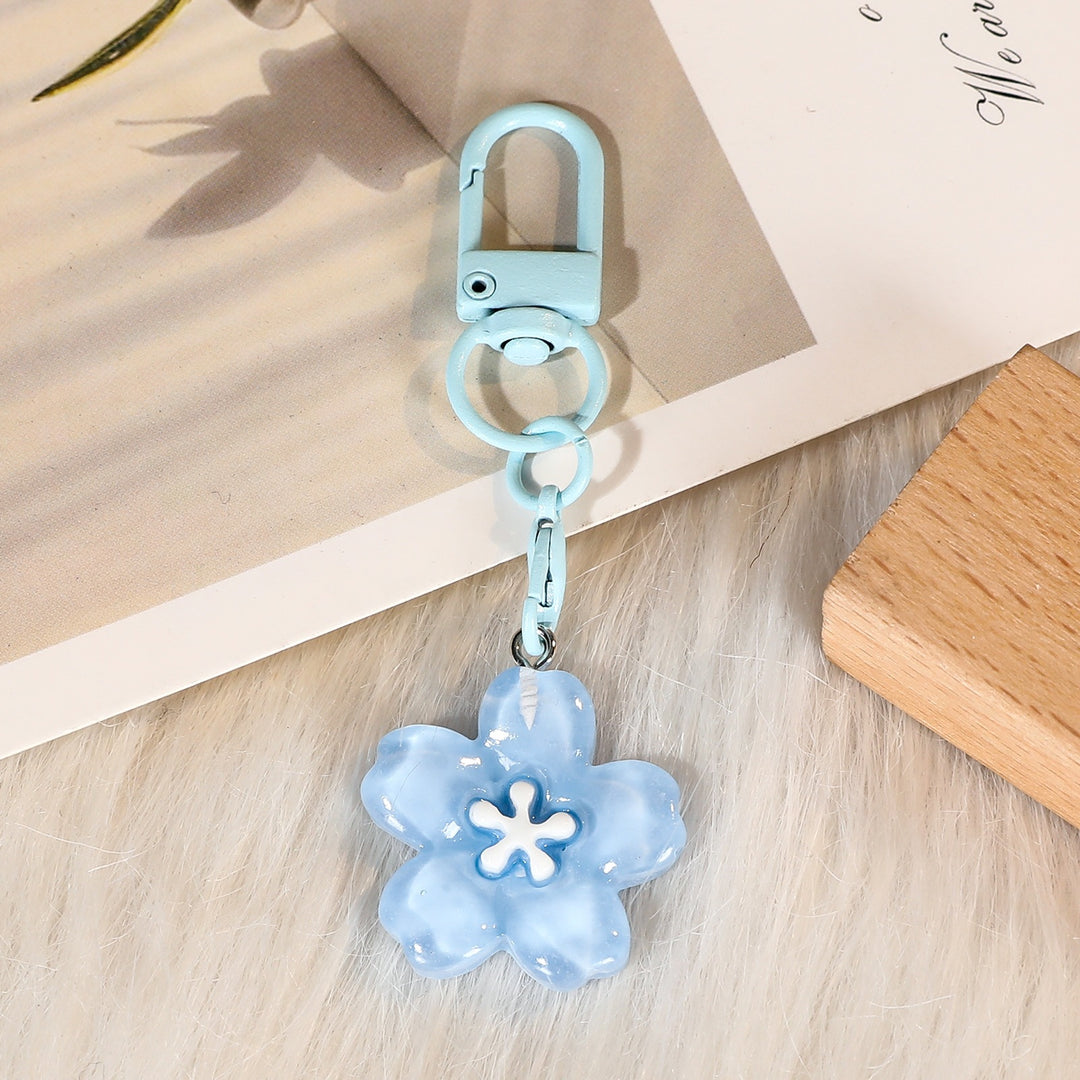Keychain with Floral Details Bowlift