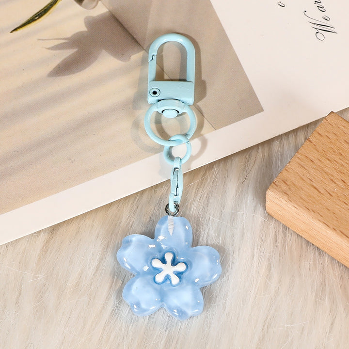 Keychain with Floral Details Bowlift