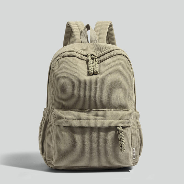 Compact Textured School Backpack Bowlift