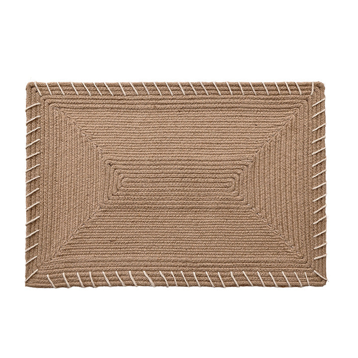 Textured Braided Area Rug Bowlift