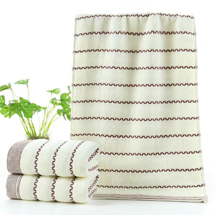 Care Towel With Stylish Stripe Pattern Bowlift