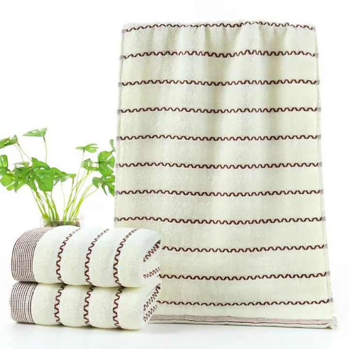 Care Towel With Stylish Stripe Pattern Bowlift