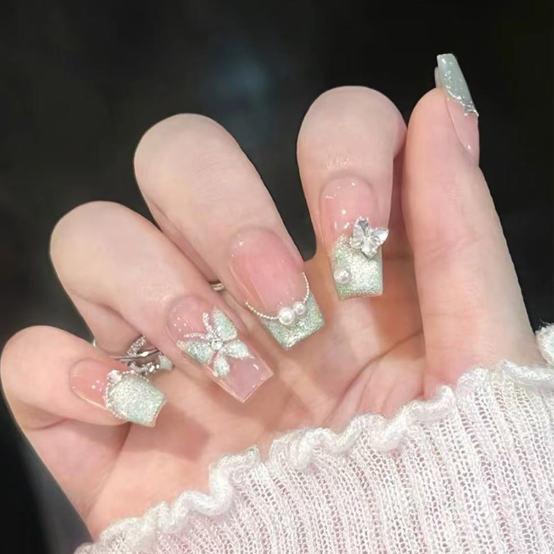 Elegant Nail Art Press-On Nails Bowlift