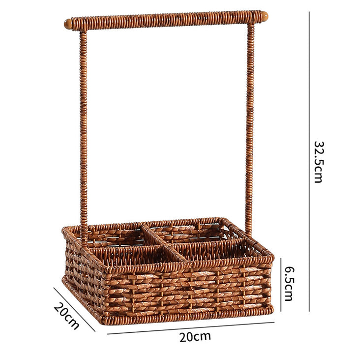 Multi-Compartment Woven Organizer Caddy Bowlift