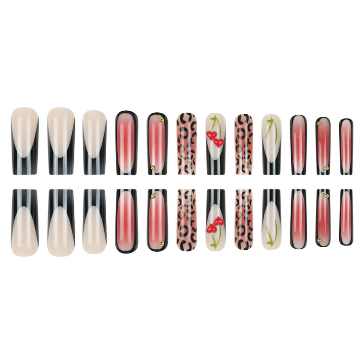 Artistic Long Stiletto Nail Art Set Bowlift