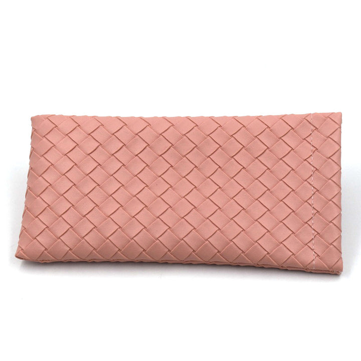 Woven Leather Clutch Wallet Bowlift
