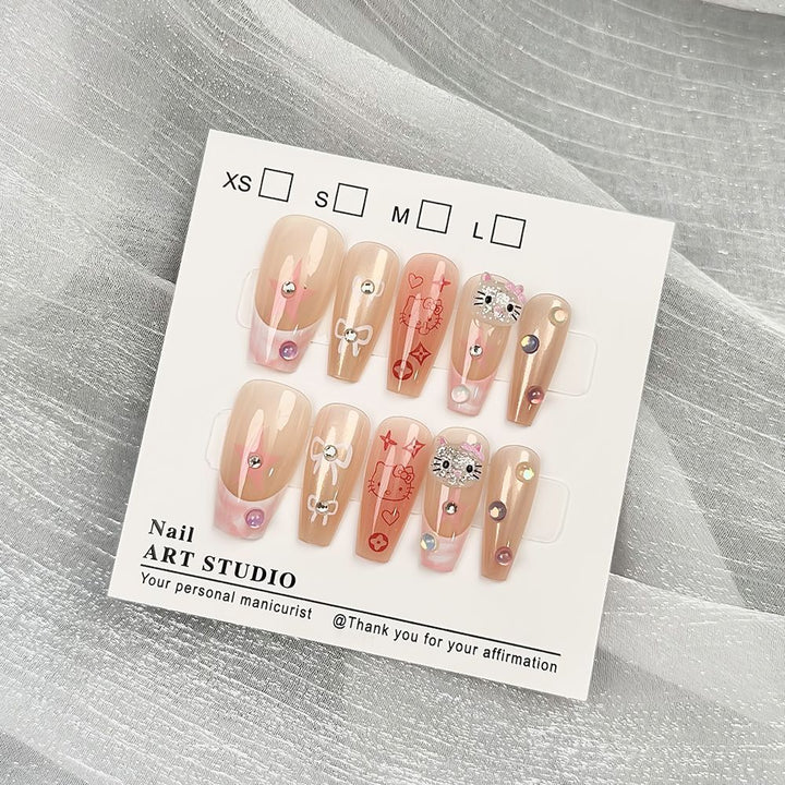 Artificial nails with special designs Bowlift
