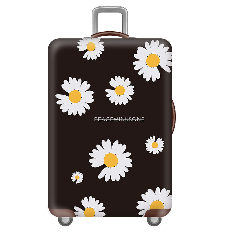 Women's Hardshell Travel Suitcase with Floral Decoration Bowlift