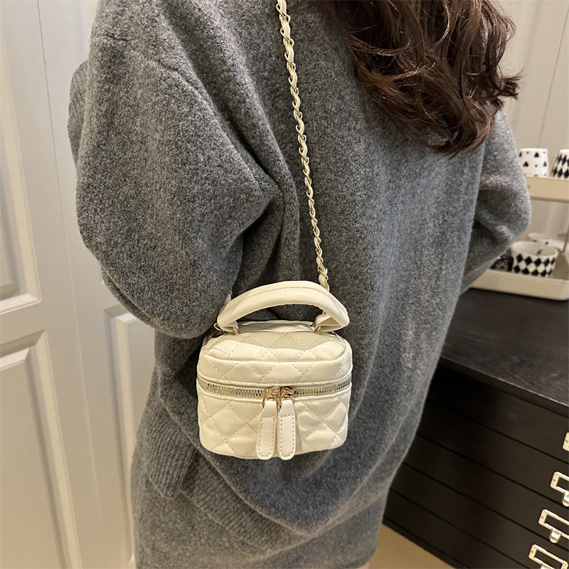 Quilted Mini Crossbody Bag Bowlift