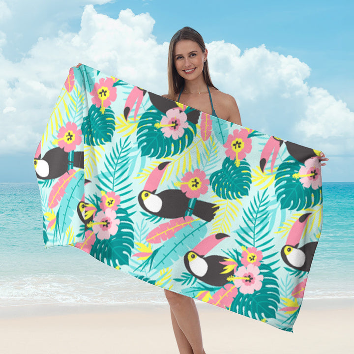 Beach towel with creative surf designs Bowlift