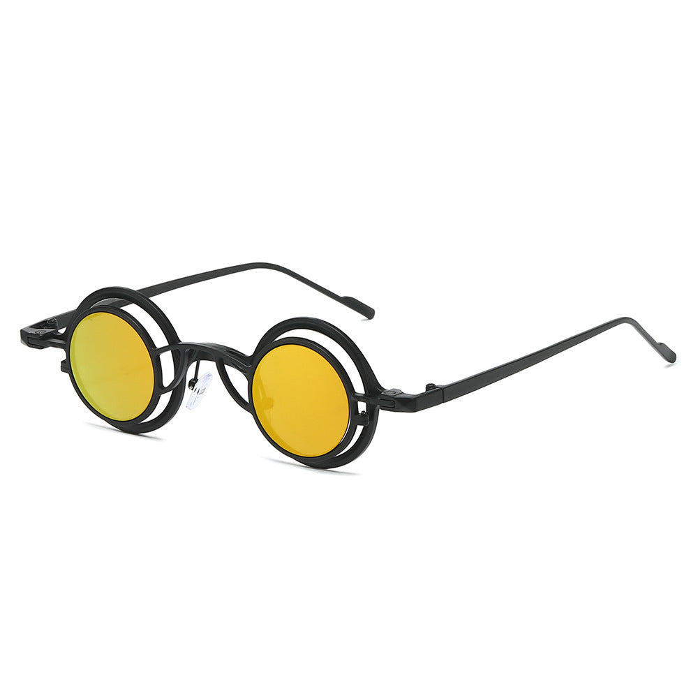 Fashion-Forward Circular Frame Sunglasses Bowlift
