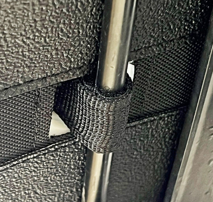 collapsible fabric storage cube organizer with reinforced base and reflective trim Bowlift