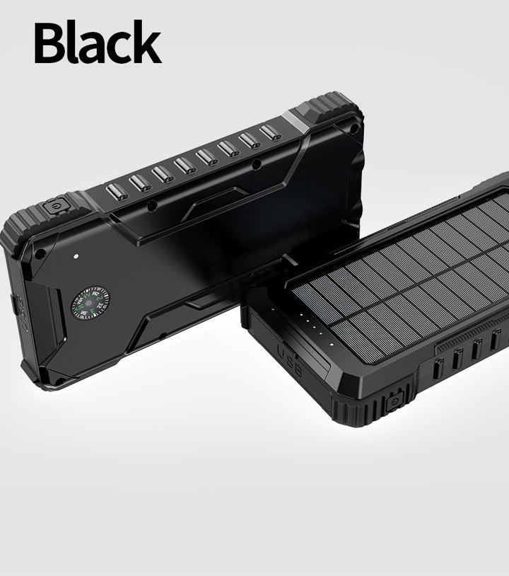 Solar Powerbank with Multiple USB Ports by Bowlift