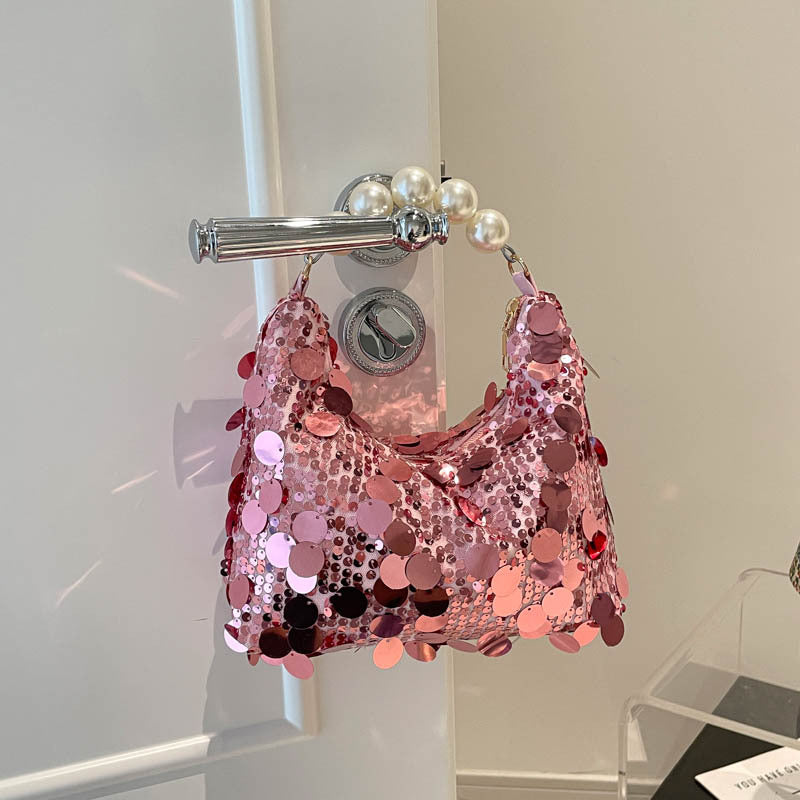 WoChic Sequined Evening Handbag Bowlift