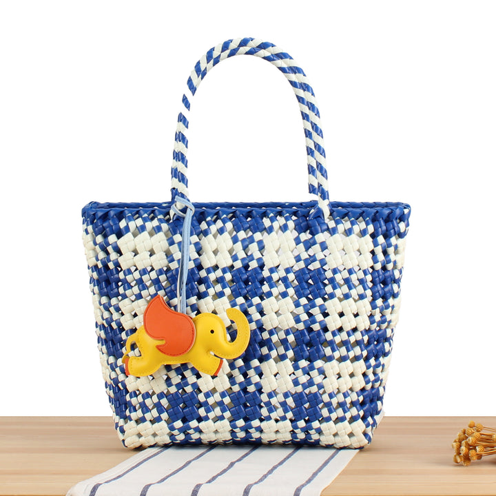 Creative Tote Bag with Playful Elephant Jewelry Bowlift