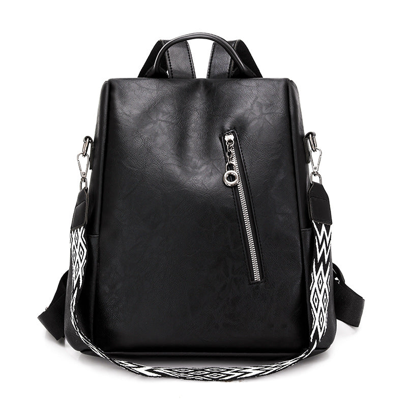 Elegant Faux Leather Backpack Bowlift