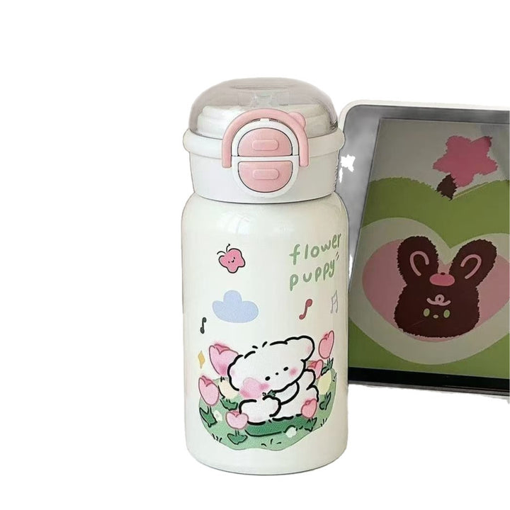 Ladies creative water bottle with animal motif Bowlift