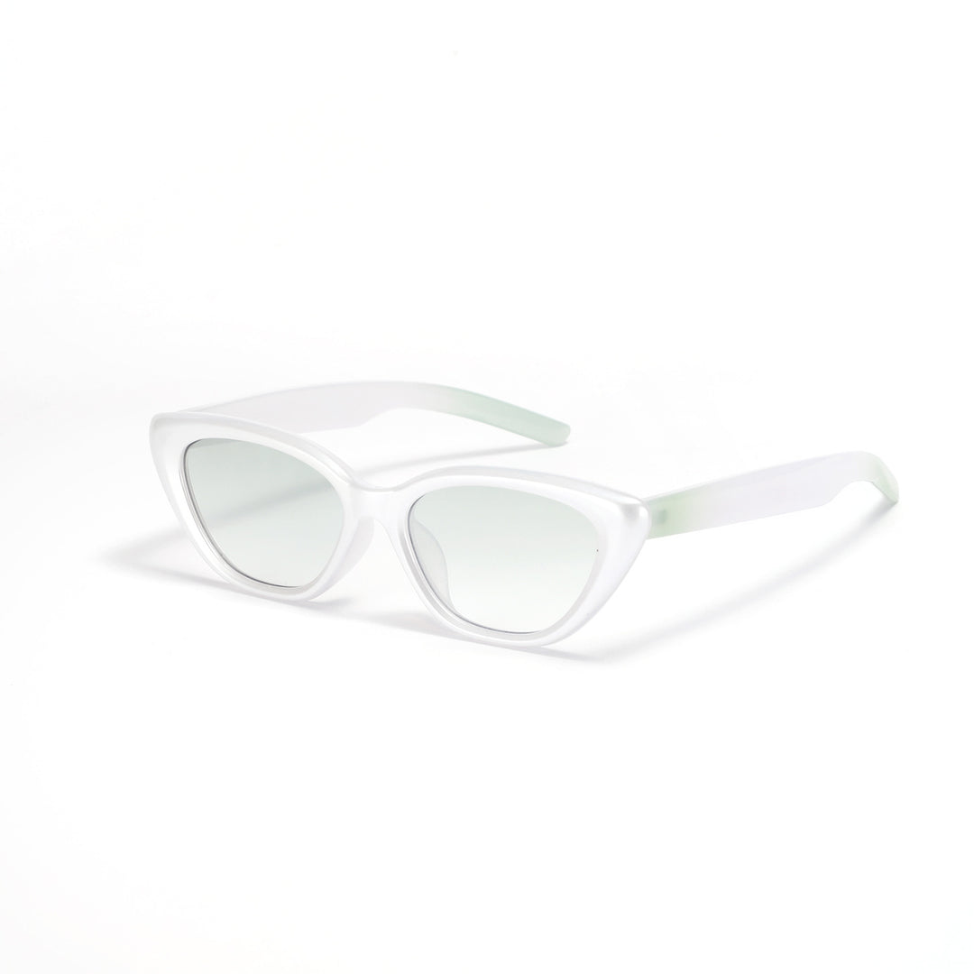 Women Cat-Eye Sunglasses with Transparent Design Bowlift