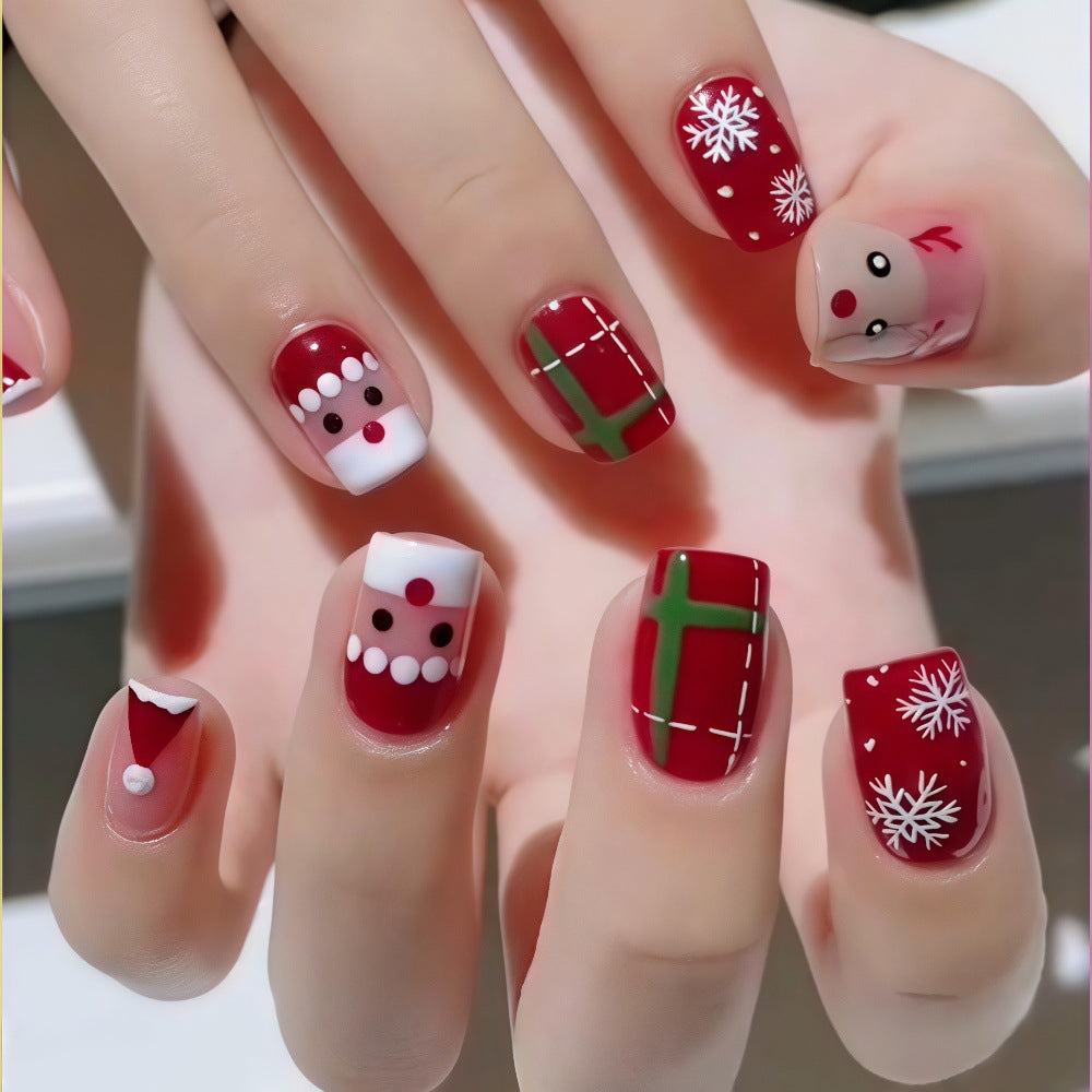 Christmas Art Nails Bowlift