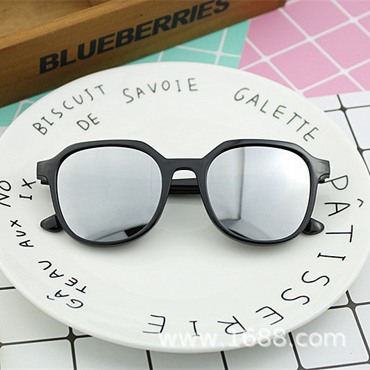 Women's geometric sunglasses with transparent frame structure Bowlift