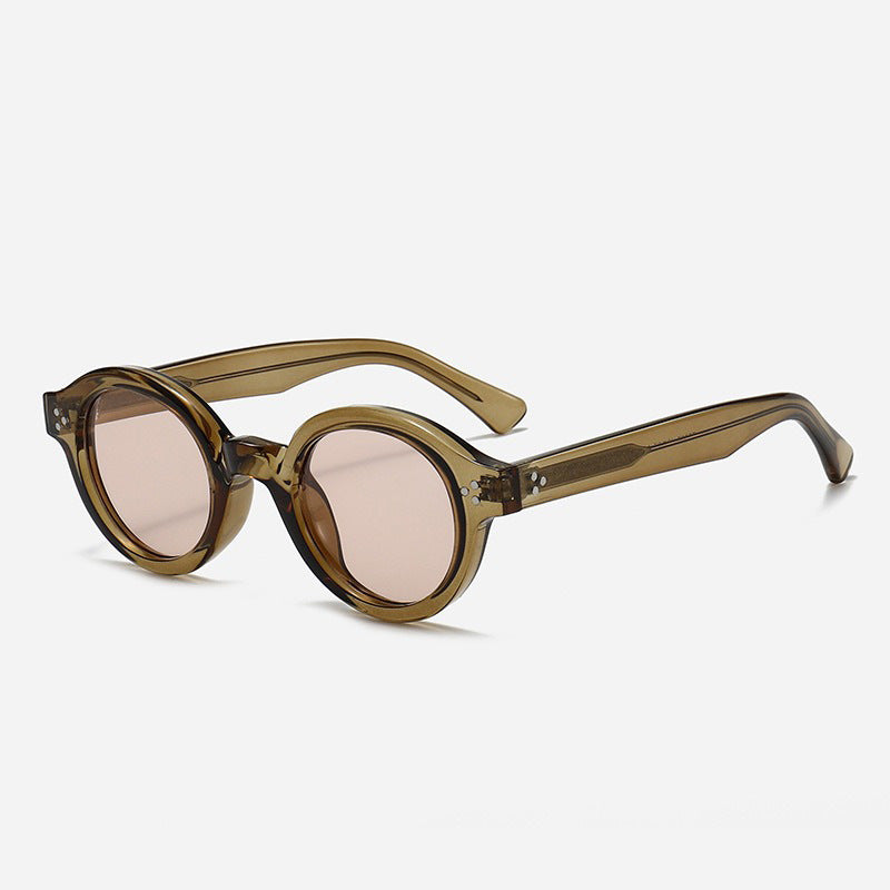 Women's Fashion Round Sunglasses with Stylish Accents Bowlift