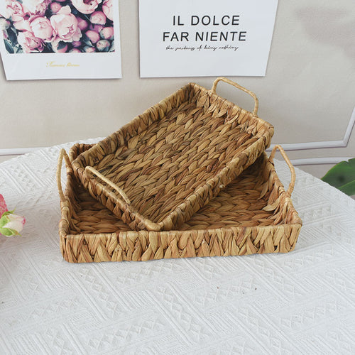 Handwoven Storage Tray Bowlift