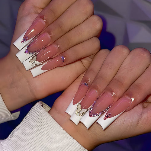 Decorative Press-On Nail Extensions Bowlift