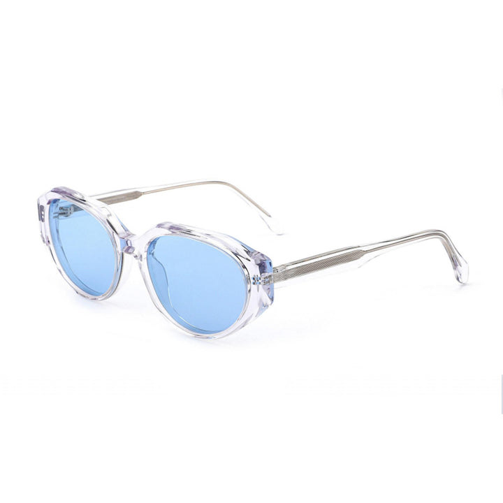 Women's sunglasses in a modern, transparent design with advanced Bowlift lenses