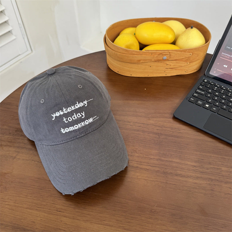 Women's Distressed Graphic Cap Bowlift