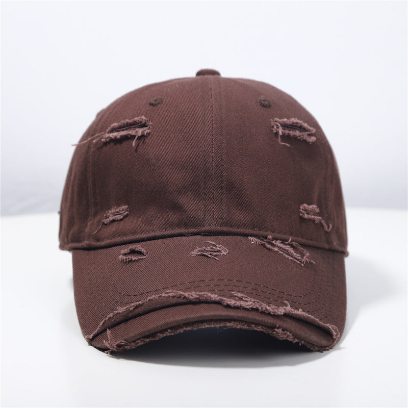 Women's Distressed Classic Baseball Cap Bowlift