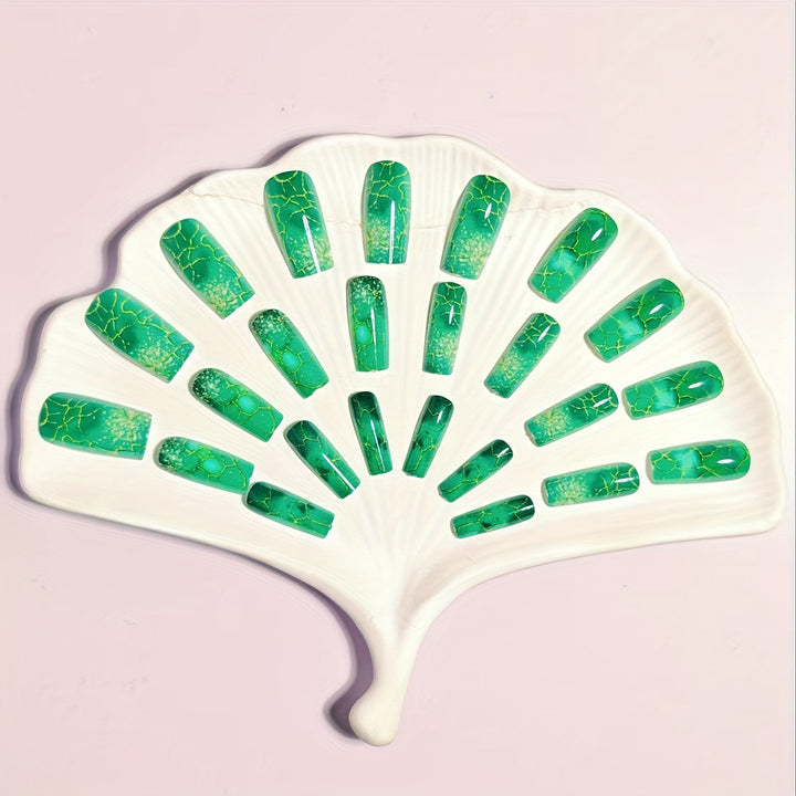 Artistic Marble Effect Nail Art Bowlift