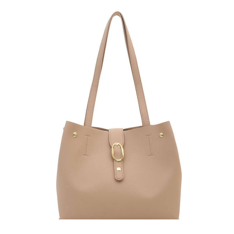Structured Leather Tote Bag Bowlift