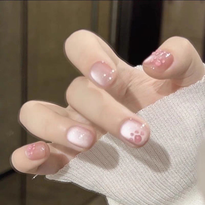 Decorative Crystal-Embellished Press-On Nails Bowlift