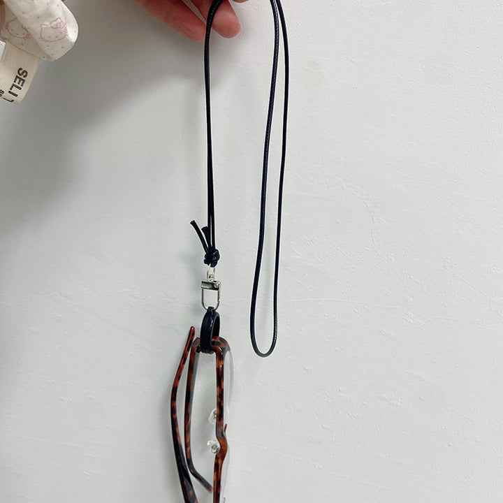 Fashionable Glasses Holder Chain Made of High-Quality Leather Bowlift