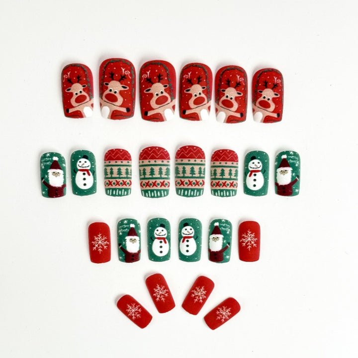 Christmas Art Nails Bowlift