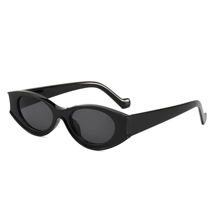 Women's Cat-Eye Sunglasses with Contrasting Frame Design Bowlift