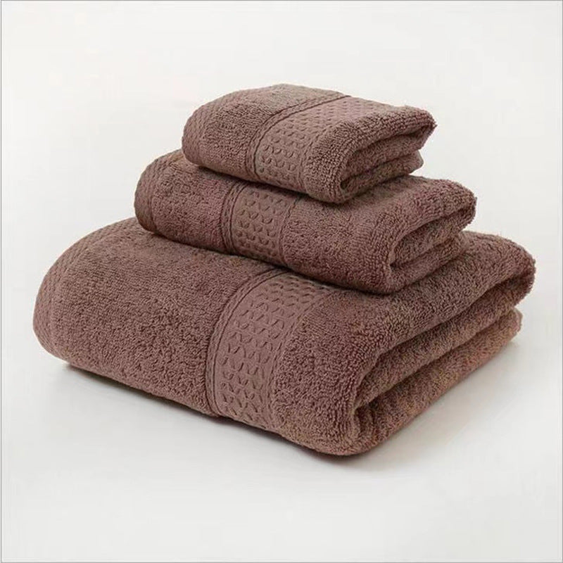 Terry Bath Towel Set with Elegant Structure Bowlift