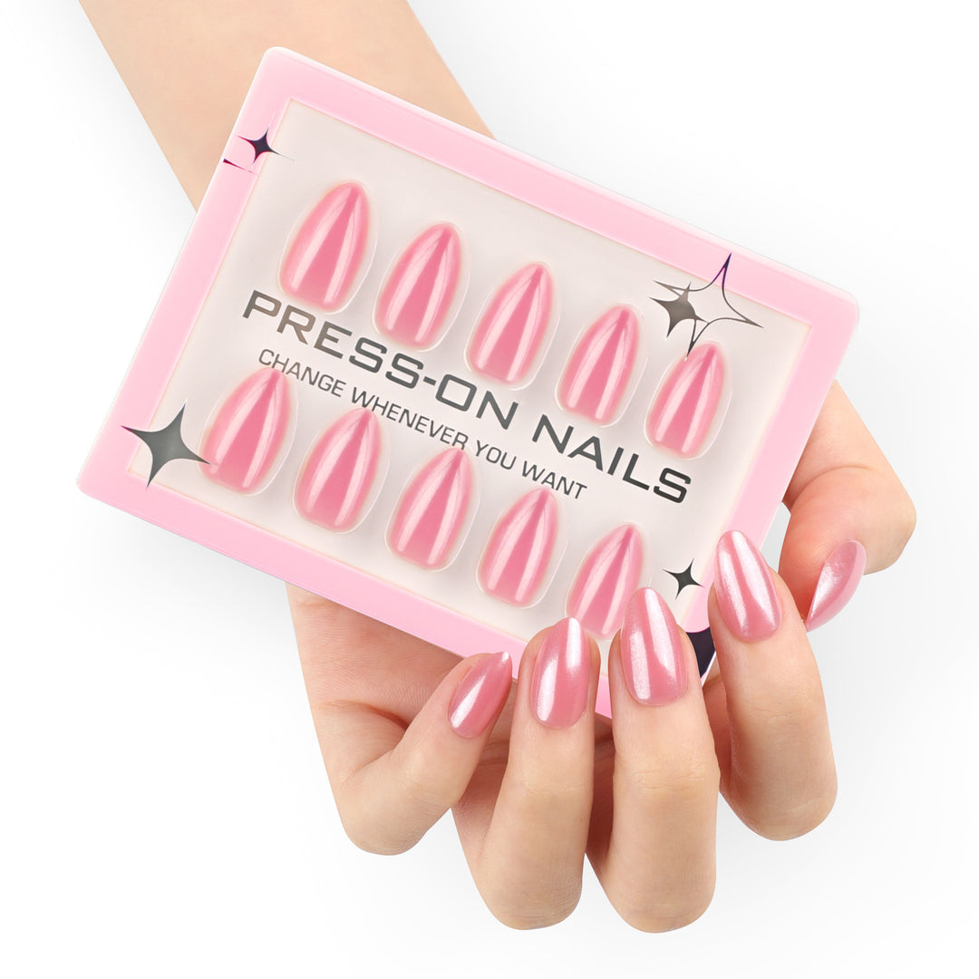 Artificial press-on nails with modern design Bowlift