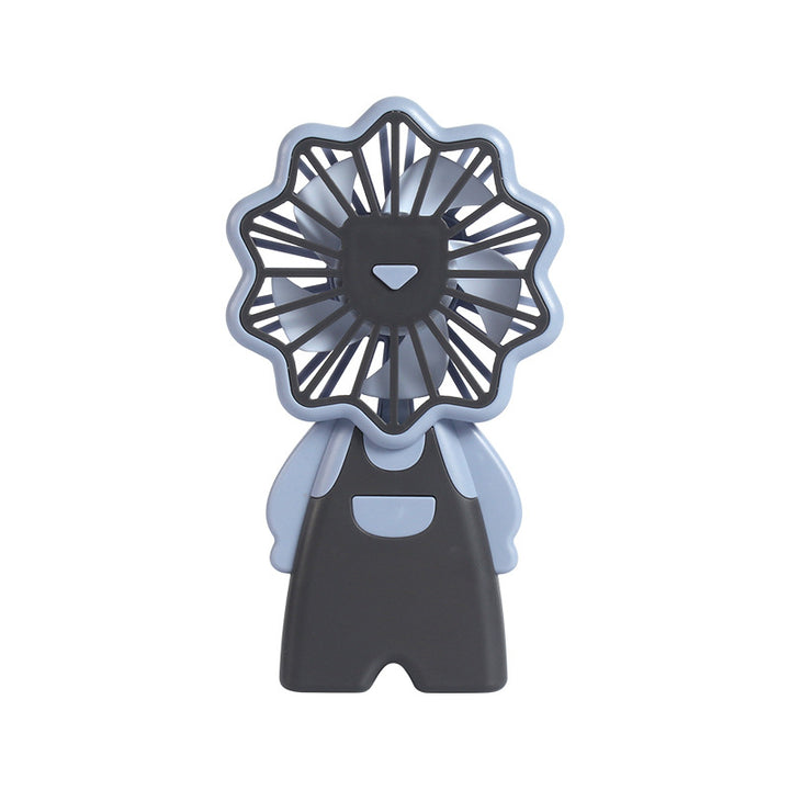 Women creative mini handheld fan with floral pattern Bowlift