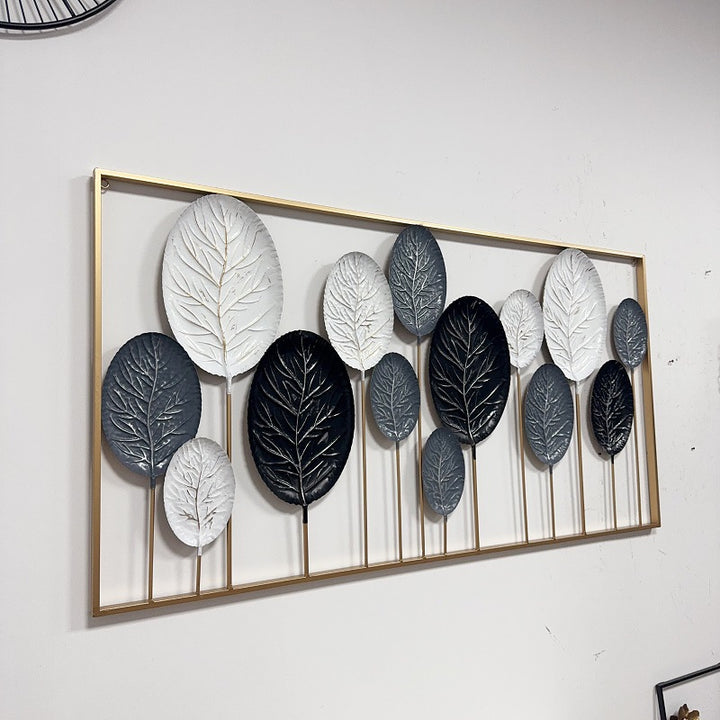 Decorative Metal Leaf Wall Art Sculpture Bowlift
